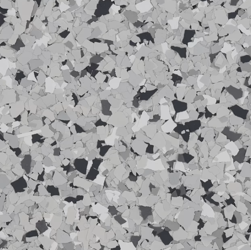 Anvil epoxy flake color sample