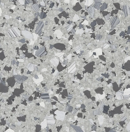 Husky epoxy flake color sample