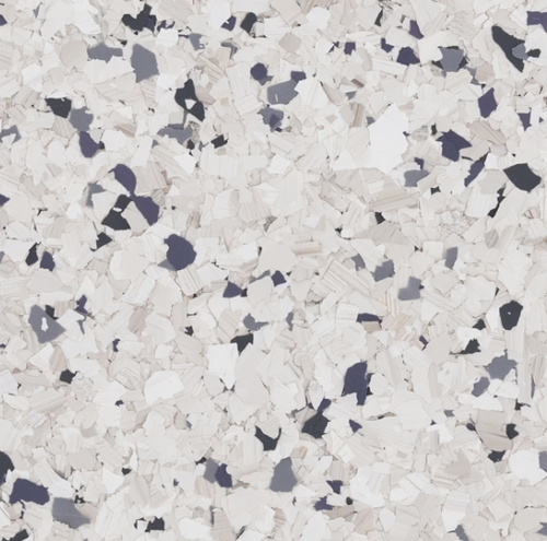 Juniper epoxy flake color sample