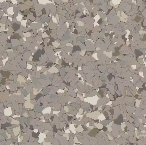 Oasis epoxy flake color sample
