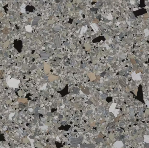Shale partial flake color sample