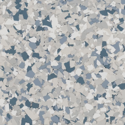 Tidal Wave epoxy flake color sample